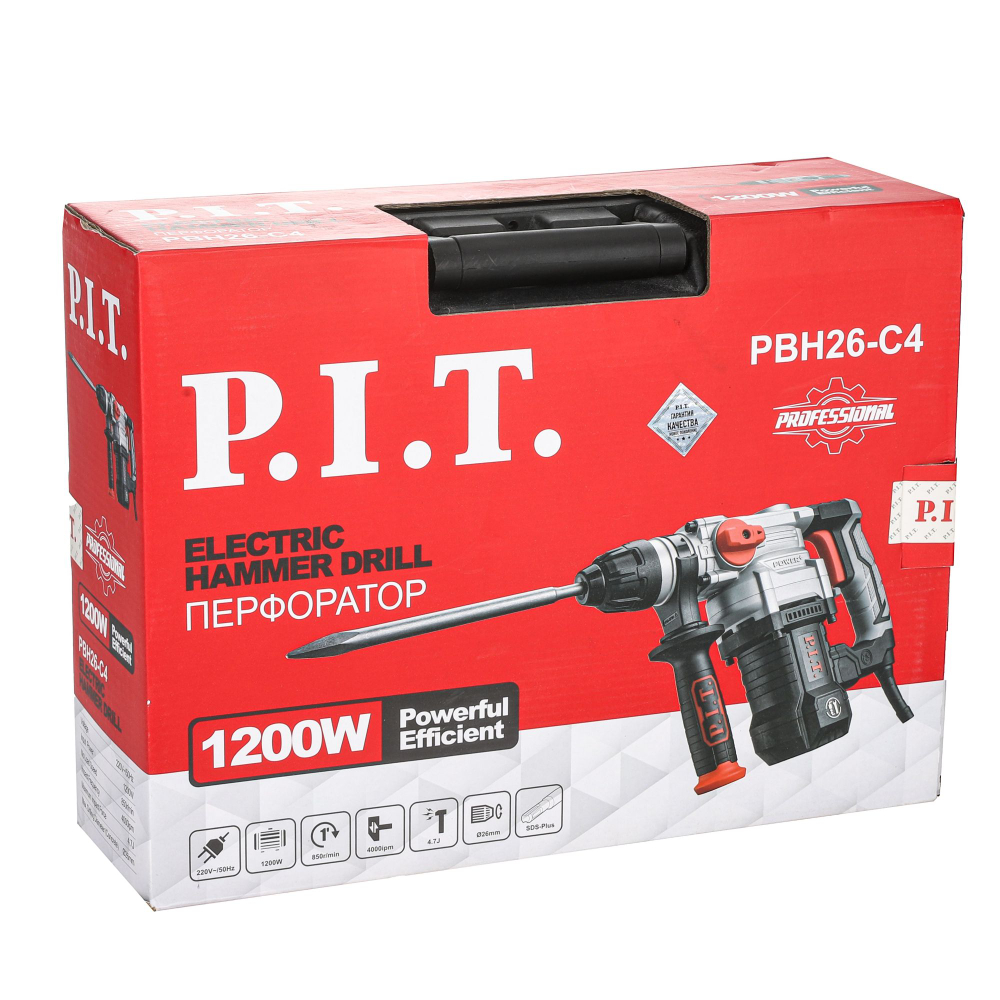 АКЦИЯ Перфоратор PBH26-C4 Мастер PIT