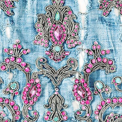 Деним и стразы