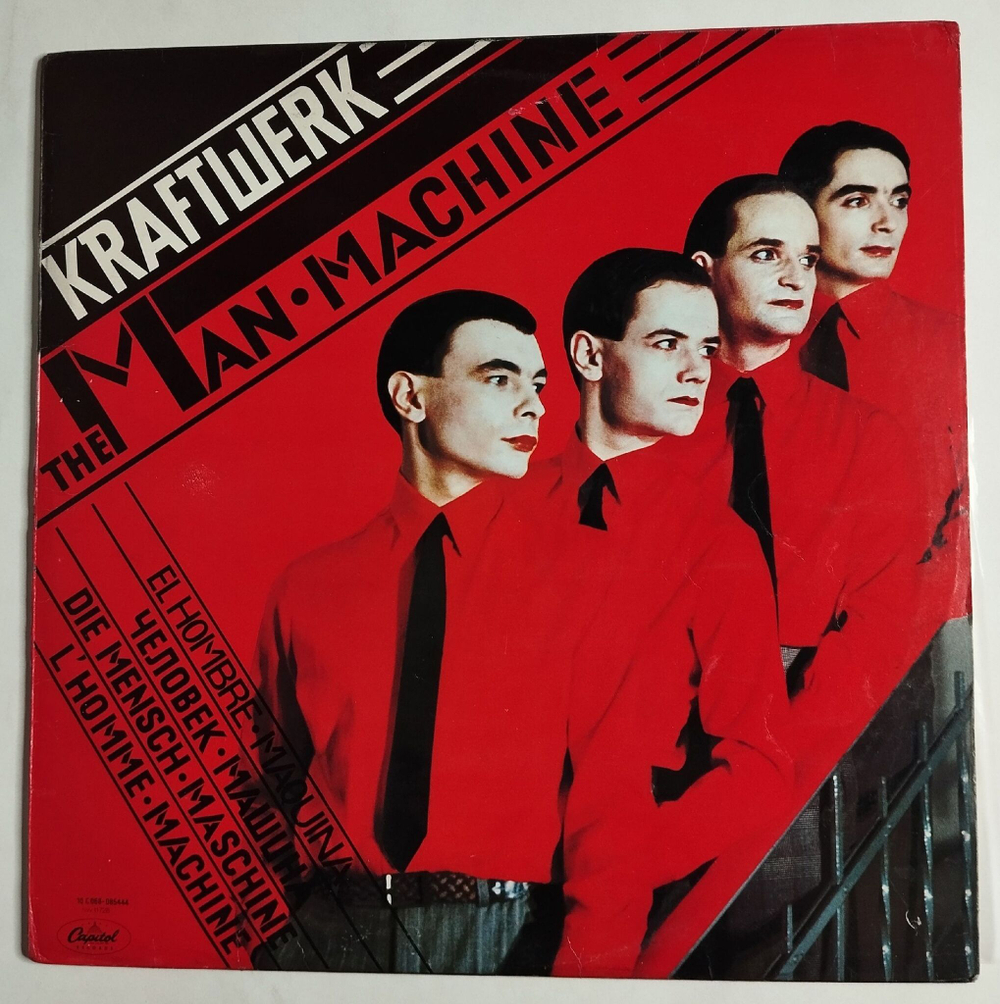 Винтажная виниловая пластинка LP Kraftwerk The Man Machine (Spain 1978)