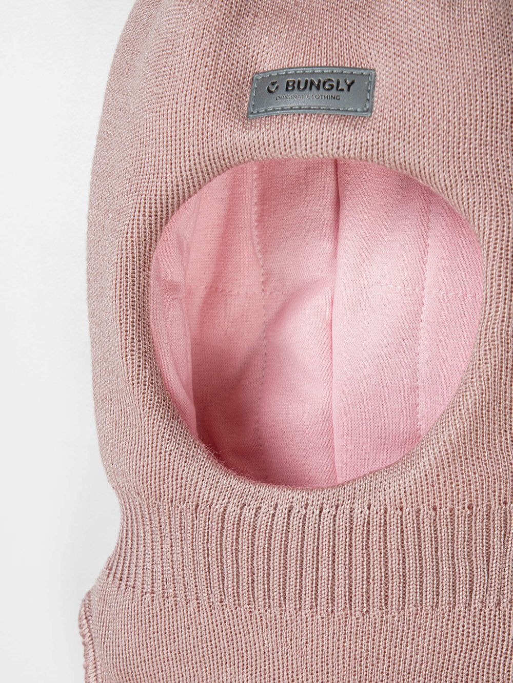 Шлем зимний из смесовой шерсти "Камелия"