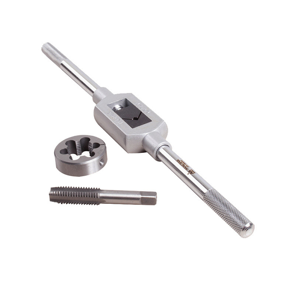 МАСТАК (351-10051C) Набор метчиков и плашек SK-5, 1/4"-1", кейс, 51 предмет