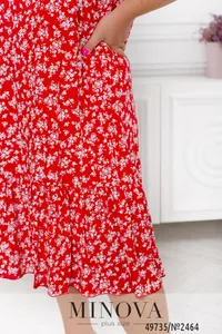 Платье 2464-красный Minova