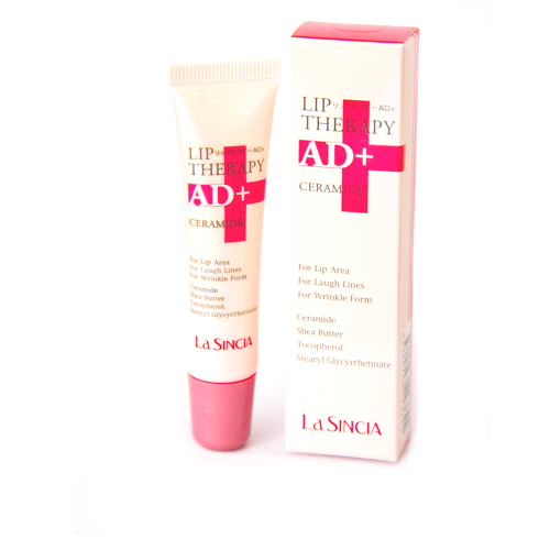 La Sincere Бальзам для губ с церамидами, биоцерамидами и маслом ШИ - LIP THERAPY AD+CERAMIDE, 14 г