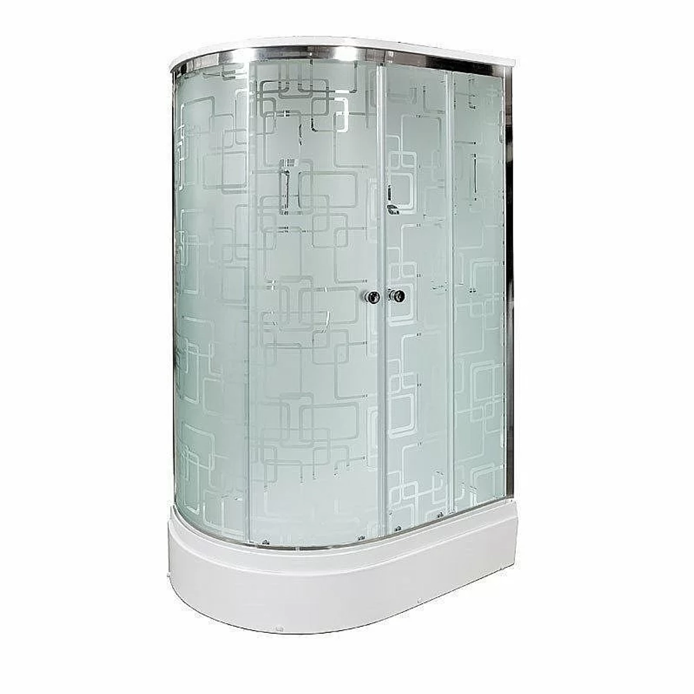 Душевая кабина DTO Серия ЕМ ЕМ2712 с электрикой (эл.) 120x80