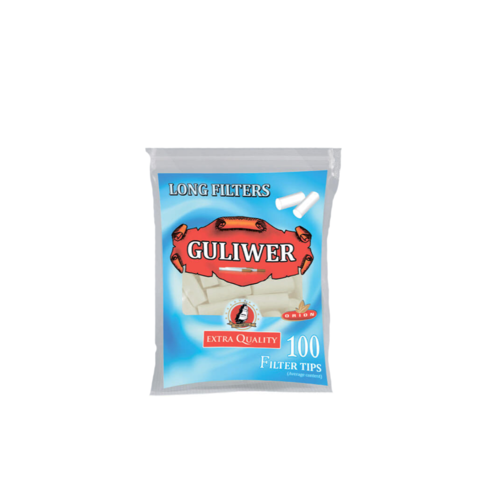 Фильтры для сигарет "Guliwer" 8mm Regular Long 100шт (Польша)