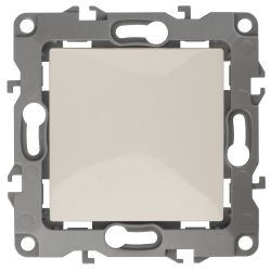 12-1111-02 ЭРА Кнопка, 10АХ-250В, Эра12, слоновая кость | Эра 12 Слоновая кость