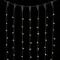 Светодиодный занавес с колпачком 2*3 м., 600 экстра теплых белых LED ламп, каучуковый черный провод, IP65, Beauty led (LL602-1-2EWW)