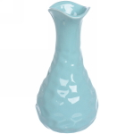 Ваза из керамики «Crispy-Алекс» 17см цвет голубой