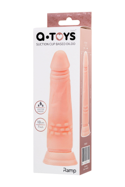 Реалистичный фаллоимитатор A-Toys by TOYFA Ramp, TPE, телесный, 18 см