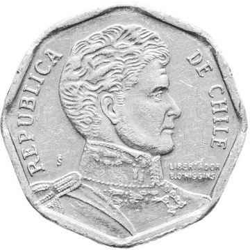 1 песо 1992-2015 Чили