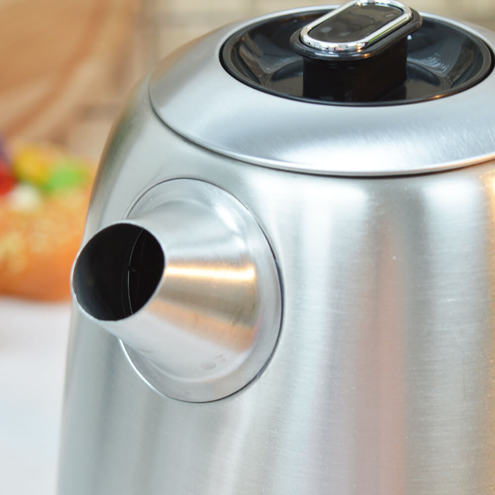 Чайник электрический 1,7л SA-2177DS Premium, LCD дисплей, нерж