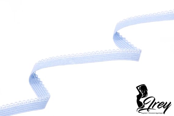 3090 K-94/9 ОПТ Резинка ажурная Lauma опт, 9 мм, голубой 3090