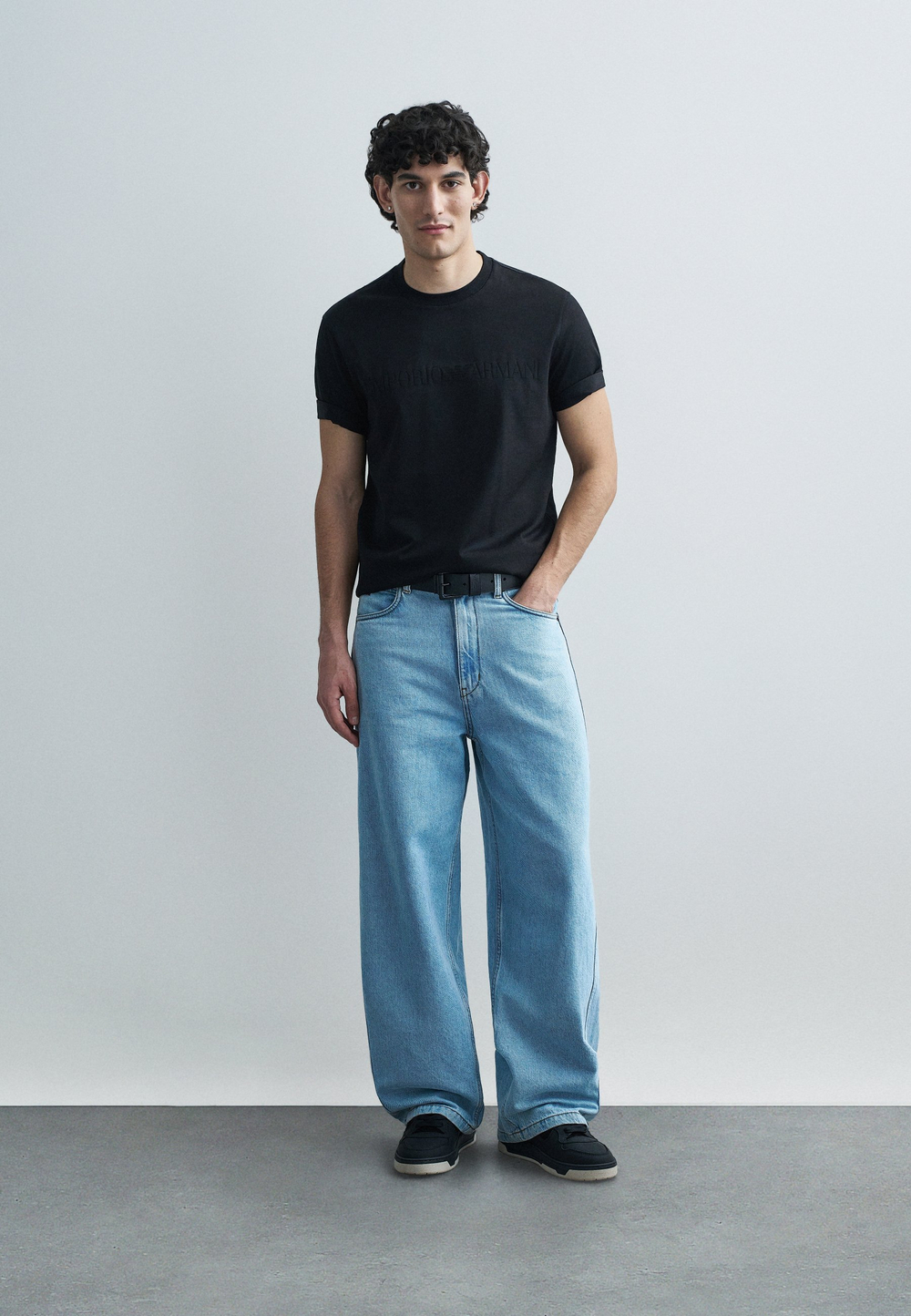 Emporio Armani Футболка с принтом - Чёрный