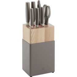 Zwilling Набор из 5 ножей Now S в сером блоке