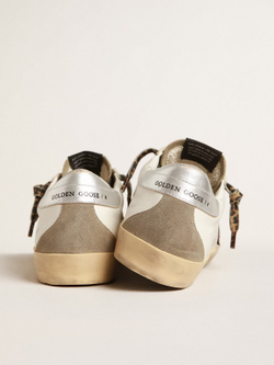 Super Star with burgundy glitter star and silver heel tab