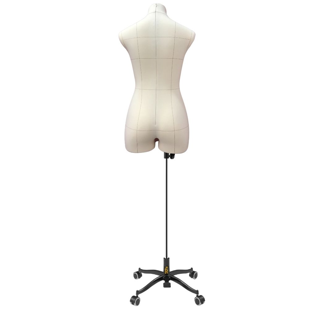 Манекен портновский женский Виктория, тип фигуры Песочные часы, комплект Про, размер 44, цвет бежевый