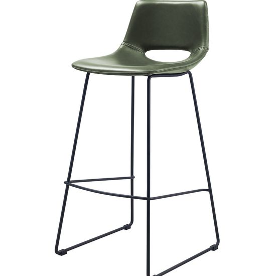 Барный стул Ziggy зеленый Испания экокожа