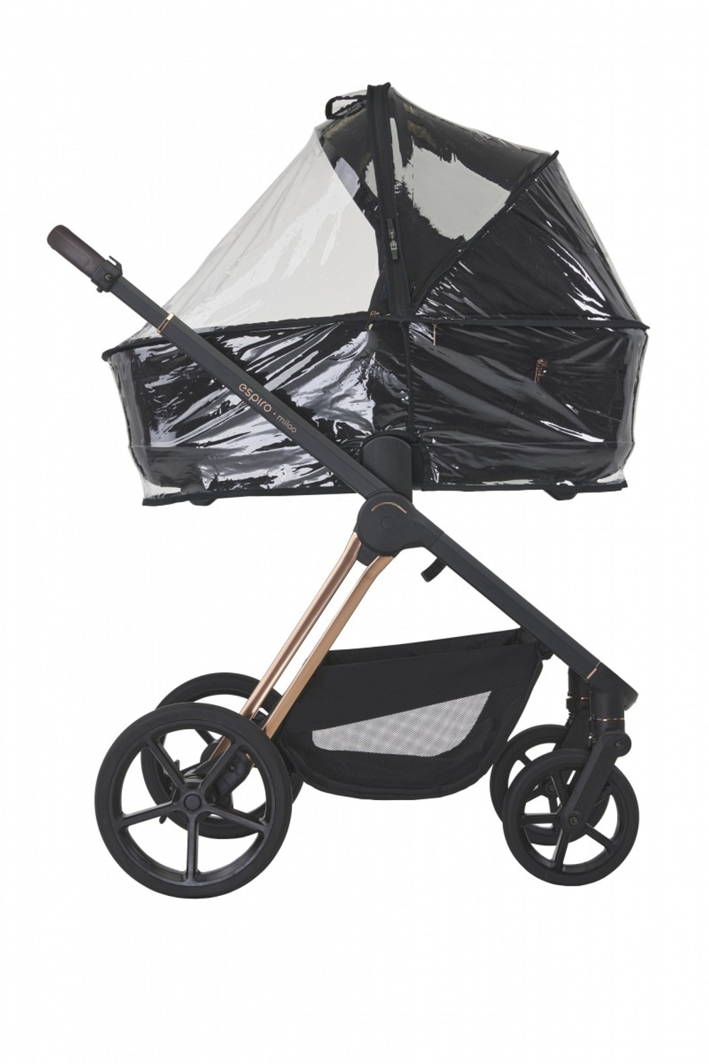 Детская коляска Espiro Miloo 2 в 1 2024 110 diamond black