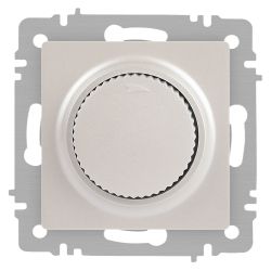 Светорегулятор Intro Accent 6-401-06 поворотный, 600Вт 230В, IP20, СУ, перламутр | Intro