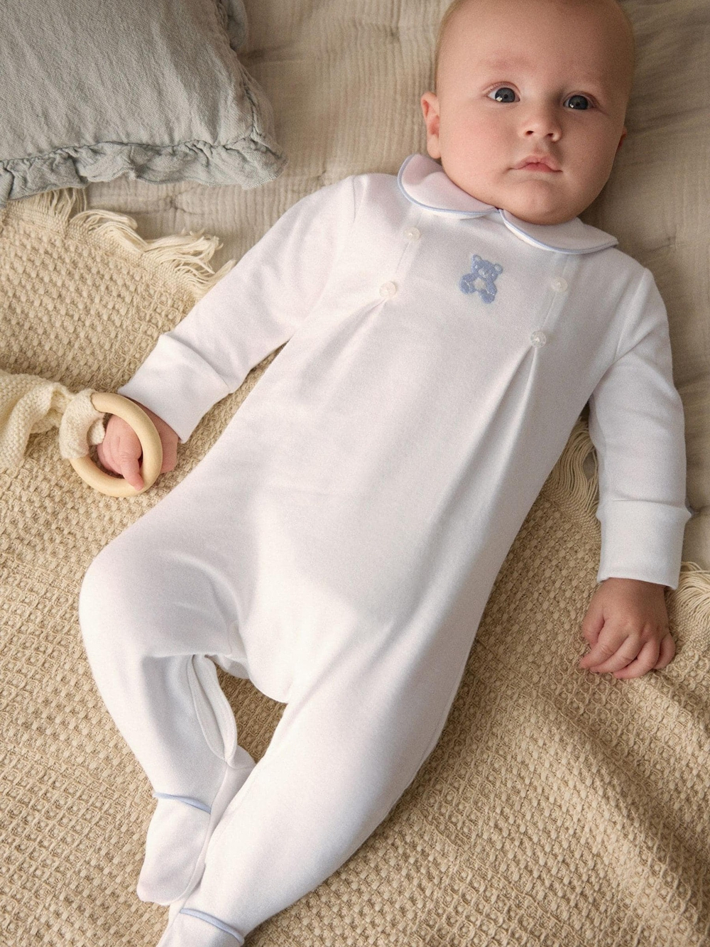 Комбинезон / Cлип для малышей Next E19-564, Белый