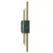 4360/10WL MIDCENT ODL23 221 изумрудный мрамор/золотистый металл Настенный св-к IP20 LED 10W 645Лм 3000K MARMI
