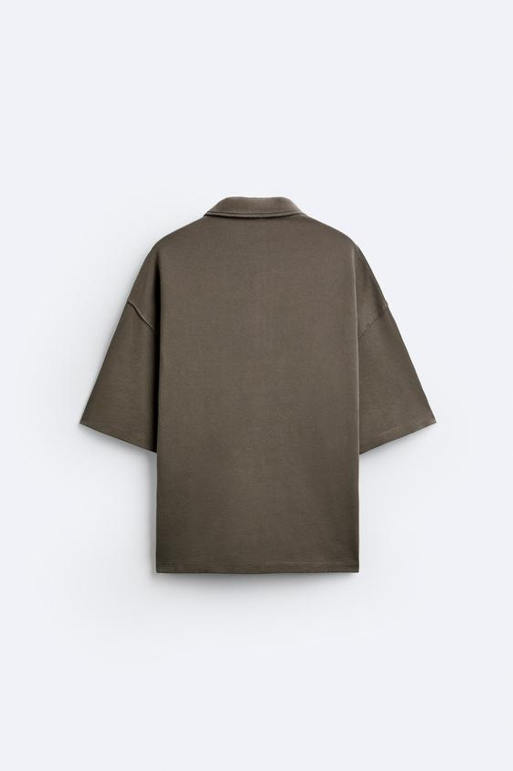 ZARA ТОЛСТОВКА С КОРОТКОЙ ЗАСТЕЖКОЙ-МОЛНИЕЙ, МЯГКИЙ СЕРЫЙ