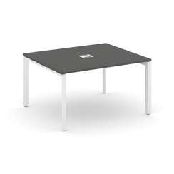 Style Project Стол переговорный SN-59P.SPRG-032 Антрацит/Металл Белый 1180*1180*750