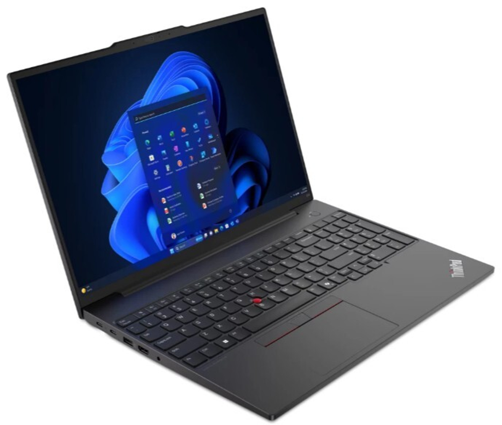 Ноутбук  Lenovo ThinkPad E16 G2 16 ", Ryzen 5, 16 Гб RAM, 512 Гб SSD, Radeon Graphics, Черный