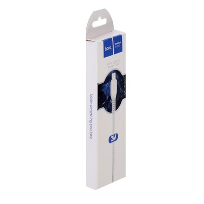 HOCO X20 USB (m)-Lightning (m) 1м 2.4A ПВХ белый