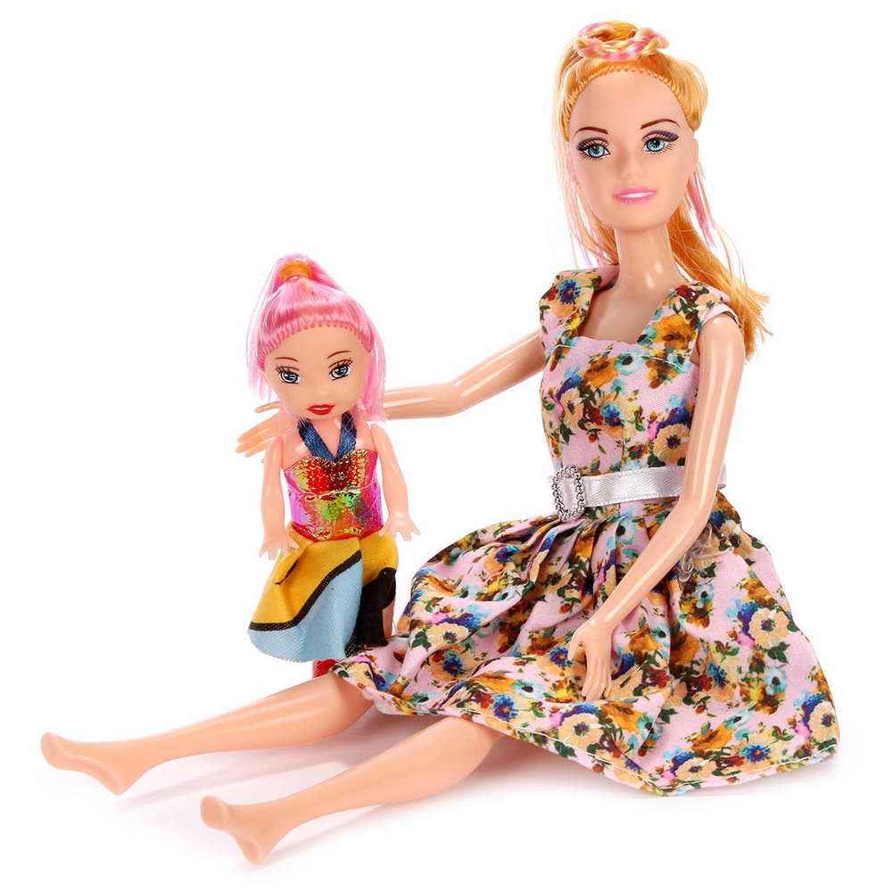 Кукла тип Модель с ребенком, коробка YY2033