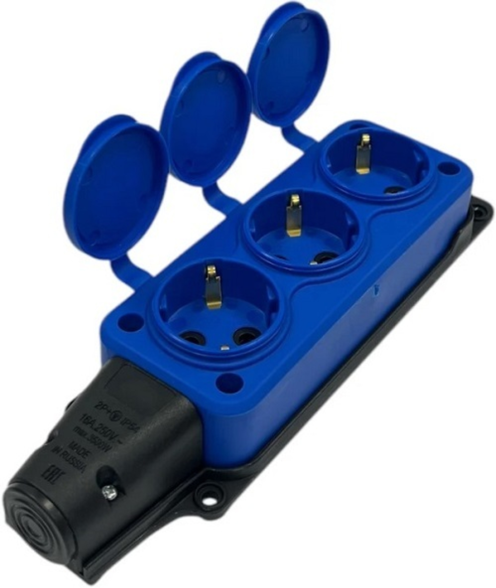Удлинитель силовой iTOK i-CONNECT-COLOR-SUR-PVS-315-3-54-20-BLUE