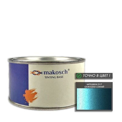 Автоэмаль makosch/MITSUBISHI D17, Базовая эмаль, синий, перламутр, 200мл.