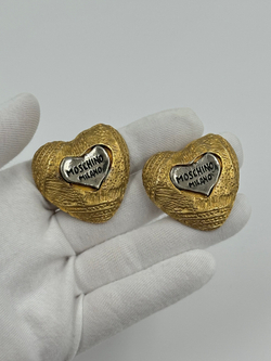 Клипсы Сердца Moschino