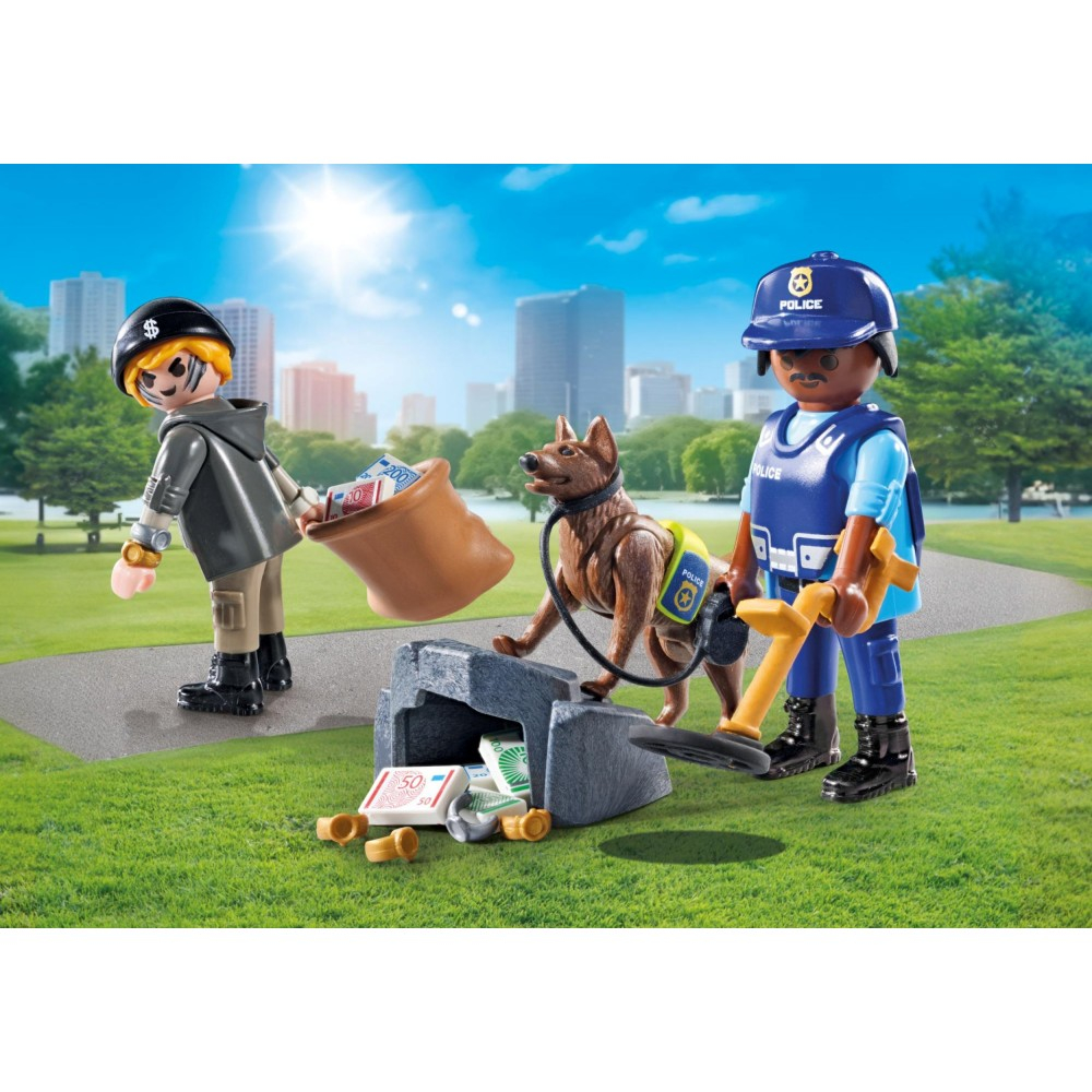 Playmobil - Action Heroes Поиск следов с трекинговой собакой 71731