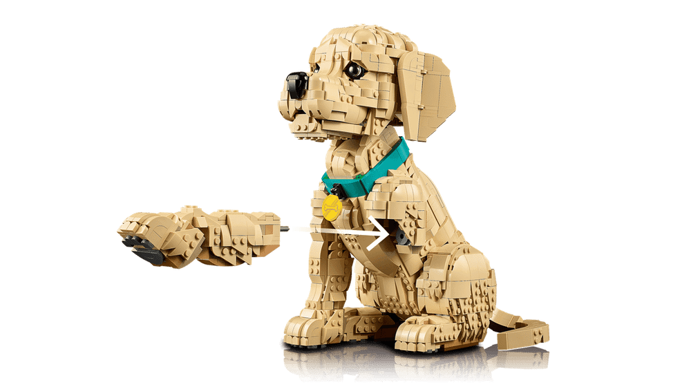 Конструктор LEGO Icons 11384 Golden Retriever Puppy