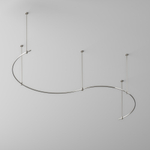 Шинопровод круглый из полукругов 1500мм Maytoni FLARITY TRX154-2SR-D1500-PT