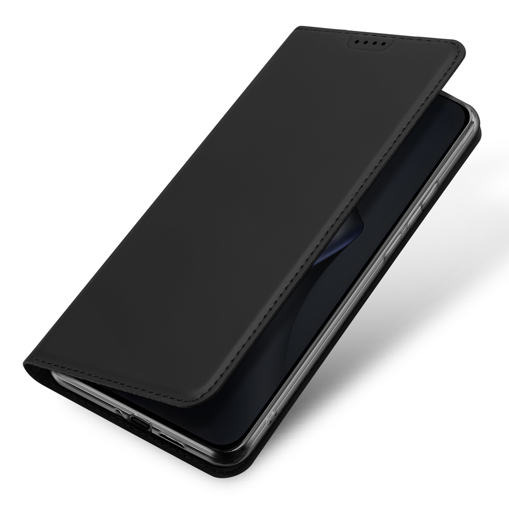 Чехол книжка из PU кожи черного цвета от Dux Ducis для Xiaomi 15T, серия Skin Pro Series Case
