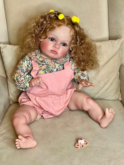 Кукла Реборн мягконабивная 60см в пакете (FA-533)