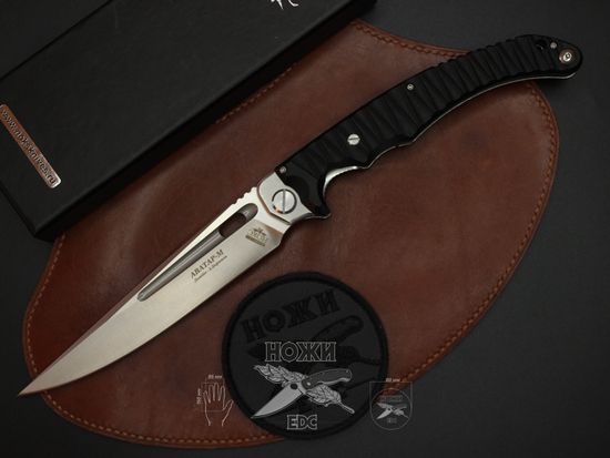 Складной нож НОКС Аватар М 334-189404 на подшипниках c клинком из стали AUS-8, рукоять G10