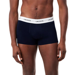 Мужские спортивные боксеры Lacoste Stretch Cotton 3P - navy blue/blue/navy blue