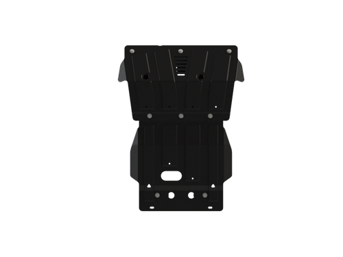 Усиленная защита картера двигателя (3 мм, сталь) для Toyota Land Cruiser Prado 150 2009-2017, 2017-2023 (V = 2.8d AT 4WD; V = 3.0d; 4.0), Lexus GX460 2010-2016, 2016-2023 (V = 4.6) Sheriff.24.1855 V1