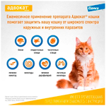Адвокат для кошек менее 4 кг упаковка (3 пипетки)