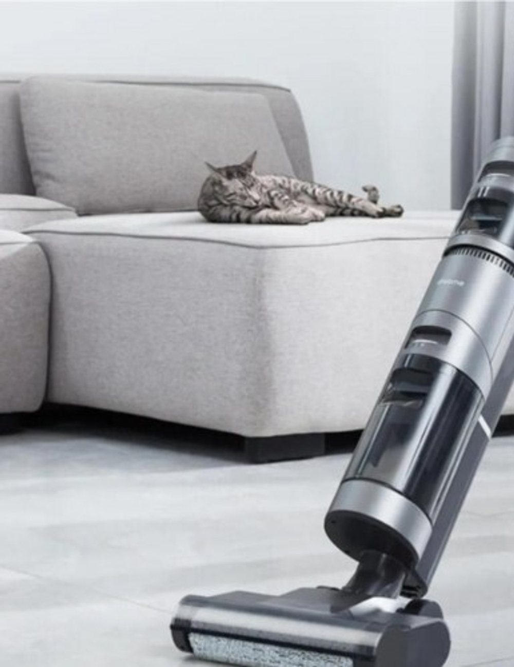 Пылесос вертикальный моющий Dreame VWV8 Grey