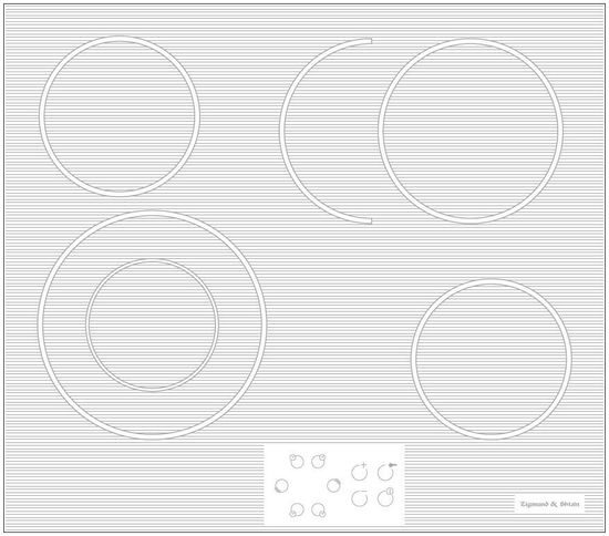 Электрическая варочная панель Zigmund & Shtain CNS 019.60 WX