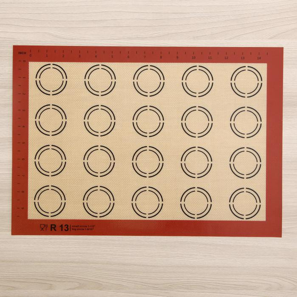Коврик силиконовый армированный «Макарон», 42×29,5 см