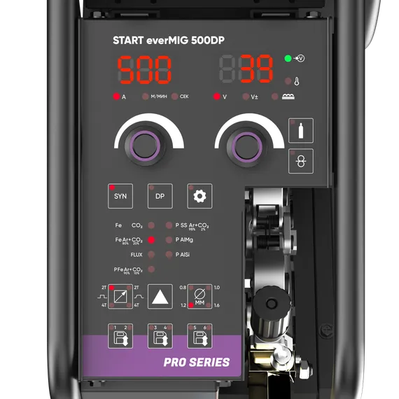 OSA START everMIG 500DP Сварочный полуавтомат 2ST500EDP — промышленный сварочный полуавтомат для цеха, 500 А