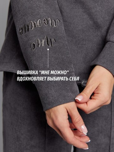 Костюм спортивный женский микровельвет хаки