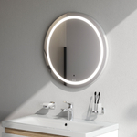 Универсальное зеркало с контурной LED-подсветкой, ИК- сенсором, круглое, 60 см AM.PM X-Joy M85AMOX0601WG