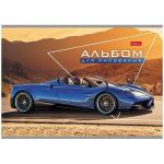 Альбом для рисования 32л, А4, Хатбер Автотюнинг, на скрепке, обл. пластик, ассорти