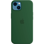 Силиконовый чехол с поддержкой MagSafe Apple Silicone Case для iPhone 13, Clover (Зеленый клевер)